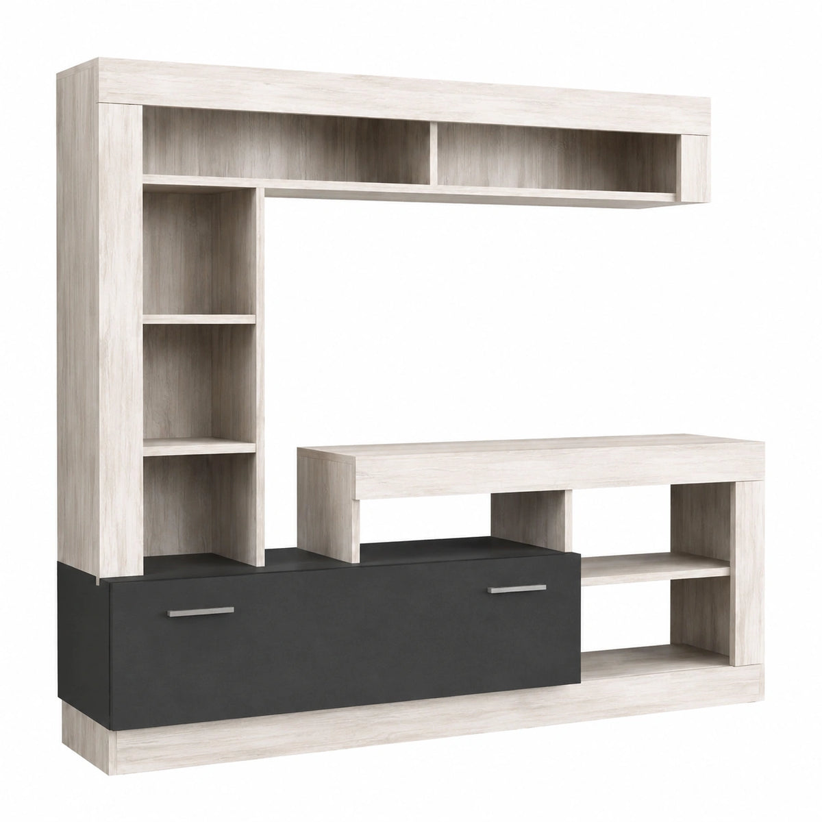Mobile TV Moderno Milani Home per Soggiorno 170x42x170 cm